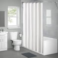 Dream Bath 6 Gauge PVC Anti-Bacterial Mildew Resistant Shower Liner ...