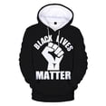 thumbnail image 2 of Sudadera con capucha con estampado 3D de Black Lives Matter para hombre, talla grande, manga larga, para primavera y otoño, para mujer, ropa para niños, 2 of 4