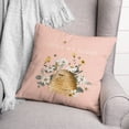 thumbnail image 3 of Creative Products Honey Bee Hive 18x18 Indoor / Outdoor Pillow, 3 of 3