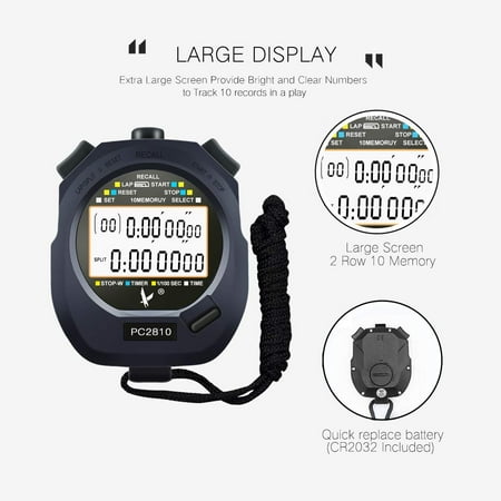 stopwatch with split