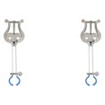 thumbnail image 1 of relayinert Durable Clarinet Lyre Sheet Music Clamp Holder Stand Instrument for Trombone Type1 2PCS, 1 of 1