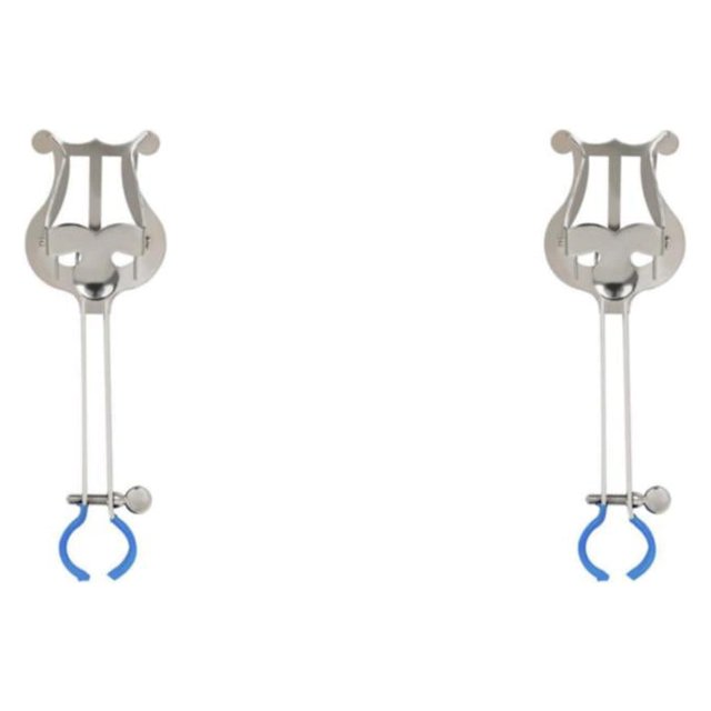 relayinert Durable Clarinet Lyre Sheet Music Clamp Holder Stand Instrument for Trombone Type1 2PCS