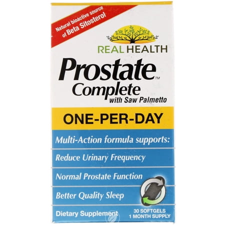 (2 Pack) Real Health Laboratories Prostate Complete One-Per-Day Dietary Supplement, 30 co