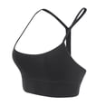 thumbnail image 5 of vigerkar Womens Y Sports Bras Yoga Top with Cups Spaghetti Thin Strap Workout Bra Tops (Grey, XL/10), 5 of 9