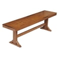 thumbnail image 1 of Pemberly Row Wood Dining Bench in Antique Brown, 1 of 3