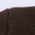 thumbnail image 5 of Dolkfu Crew Neck Sweaters for Women 2025 Button Up Brown Fringed Cardigan Sweater Open Front Knit Blouse Tops for Woman L, 5 of 9