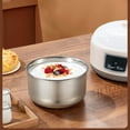 thumbnail image 4 of Probiotic Yogurt Maker 36 Hour, Yogurt Machine with 5 Glass Jars 42 Ozs Multi-Function for Home Organic Yogurt, Cheese, Fruit Wine (Steel gallbladder*1,Includes glass split cup *5), 4 of 5