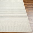 thumbnail image 5 of Mark&Day Washable Rugs, 2x3 Burkesville Modern Ivory Area Rug, Ivory Black Carpet for Living Room, Bedroom or Kitchen (2' x 2'10", Machine Washable), 5 of 6