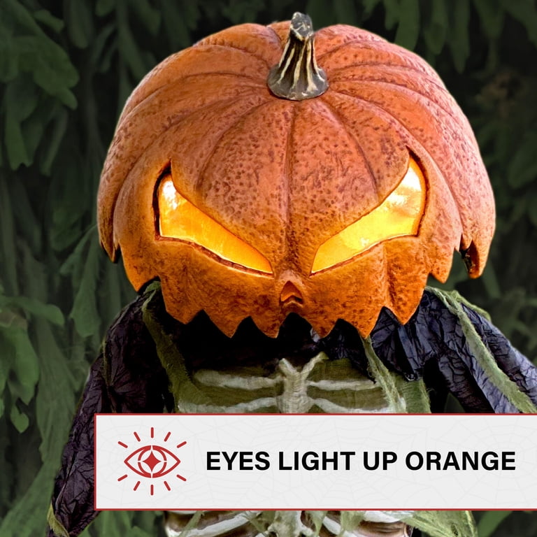 Haunted Hill Farm 9ft Pumpkin Sentinel Animatronic, Halloween