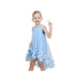 thumbnail image 5 of Girls Dress Blue Floral Handbag Tulle Princess Cute Lovely Party Holiday 6 Years, 5 of 9