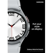 Samsung Galaxy Watch6 Classic 47mm Bluetooth and Wifi Smart Watch, Black