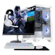 thumbnail image 1 of Computadora Gamer Completa Xtreme PC Gaming NVIDIA GeForce RTX 5050 Intel Core i7 12700F 32GB SSD 1TB Monitor 23.8 180Hz WIFI BT White gaming estable, 1 of 6