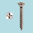 thumbnail image 2 of Chrome Plated Brass Flat Philip Head #10 Wood Screws 1.25" Qty 25 Construction Screws Renovators Supply, 2 of 2