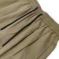 thumbnail image 5 of Mens Pants Under $10 Men's Baggy Cargo Pants Elastic Waist Drawstring Parachute Cargo Pants Casual Joggers Hiking Pants with Pockets, 5 of 6