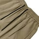 thumbnail image 5 of Ceisia Men's Gift Oversized Wide-leg Polyester Blend Cargo Pants Mid-Rise Elastic Drawstring Waist Large-capacity 3D Pockets Pants, 5 of 6