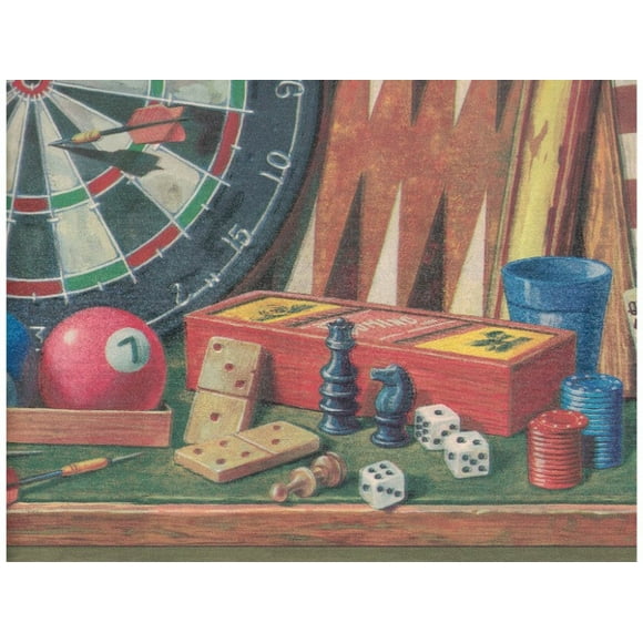 Board Games Wallpaper Border MN5041