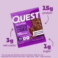 thumbnail image 5 of (6 pack) Quest Soft & Chewy Protein Cookie, High Protein, Double Chocolate Chip, 4 Count, 5 of 12