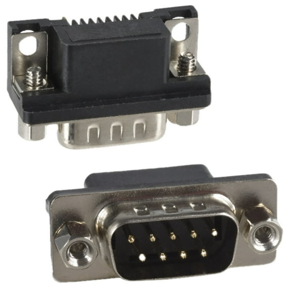 182-009-112-181 Connector 9 Position D-Sub Plug, Male Pins