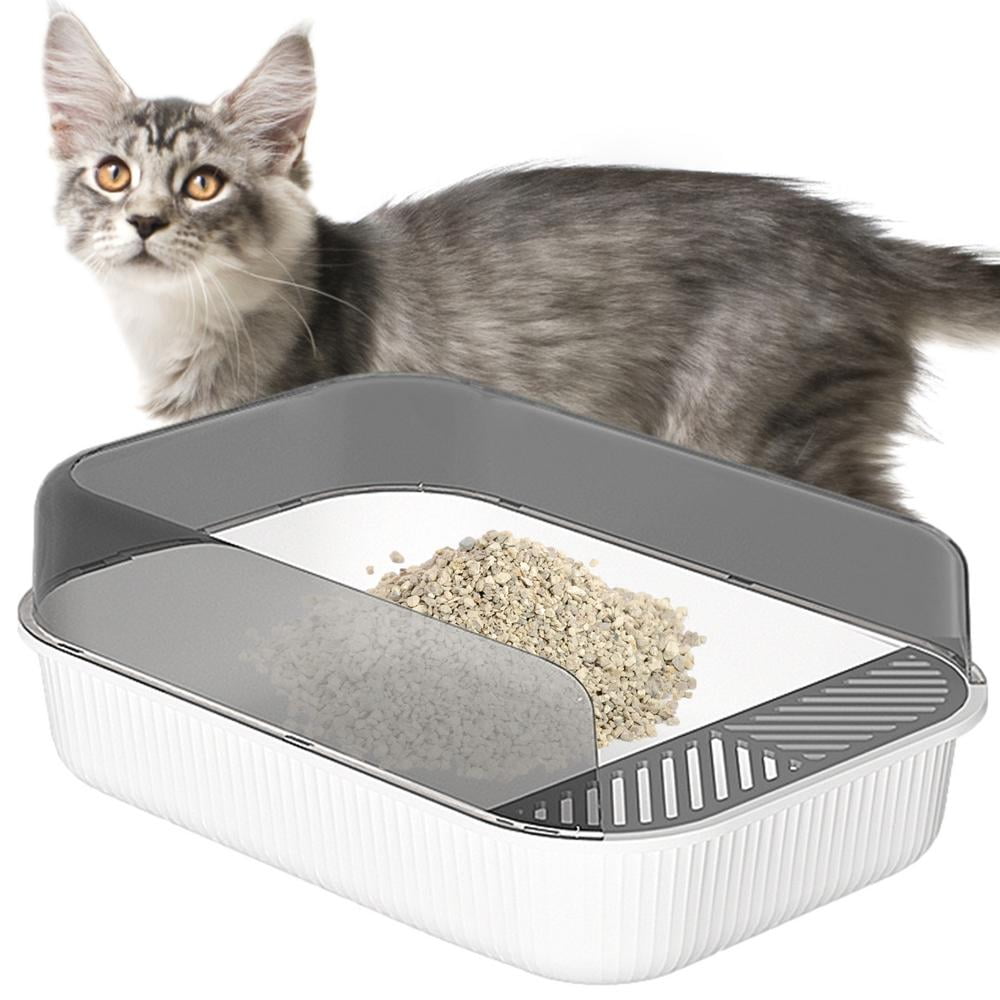 Yangbaga Stainless Steel Litter Box For Cat And Rabbit, Odor Control