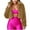 Khaki, variant on Lovskoo Womens Cropped Faux Fur Coat Winter Warm Fluffy Casual Lapel Jackets Warm Fuzzy Solid Color Outerwear Hot Pink
