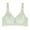 Green, variant on Wireless Everyday Bra Front Open Push Up Breathable Soft Comfortable Casual Wear Bralette (Women's or Women's Plus)
