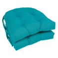 thumbnail image 1 of Cojín para silla Blazing Needles, sarga, respaldo redondeado, azul, 1 of 2