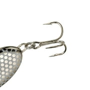 Bomber Slab Fishing Spoons 1 3/4 Silver Back 7/8 oz.