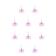 thumbnail image 1 of Minnieouse Pinzas para cutículas de uñas, tijeras de acero inoxidable, herramienta de corte resistente al desgaste para galvanoplastia, pinzas para el Rosa degradado 10piezas Minnieouse CBP288382, 1 of 4
