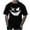 Black T-Shirt, variant on Summer Crew Neck Short Sleeve Tops for Men Smile Face Graphic T-Shirt Soft Comfy Casual Loose Fit Tees Brown XXXXXL