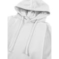 thumbnail image 4 of Hat and Beyond Women's Basic Crop Top Hoodie Pullover Fleece Hooded Sweatshirt Long Sleeve, 4 of 7