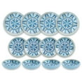 thumbnail image 2 of Tarhong PAN1085MDSBM Contessa Medallion Dinnerware Set, 12 Piece, 2 of 2