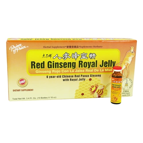 Prince Of Peace Red Ginseng Royal Jelly 3.4 Oz 10 Ea, 3 Pack