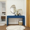 thumbnail image 5 of HIUU Blue Console Table for Entryway,Farmhouse Entryway Table with Storage,Wood Sofa Tables for Living Room, 5 of 11