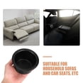 thumbnail image 4 of PTOOTP - 2 portavasos de acero inoxidable para mesa de póker, escritorio, barcos, autocaravanas, coches y camiones, color negro, 4 of 7