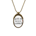 thumbnail image 1 of Tengo de mi classmater temporada de graduacion Collar Colgante Vintage de bronce antiguo de joyeria de lujo de regalo Unbranded M, 1 of 3