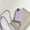 Purple, variant on Crossbody Necklace Strap Lanyard Cord Liquid Silicone Phone Case for iPhone 13 12 Mini 11 Pro X XR XS Max 6s 7 8 Plus SE 2 Cover,Mint Green,for iPhone 12 Pro