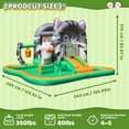 thumbnail image 3 of Casa inflable inflable inflatefly, tobogán para gatos, 343 x 330 x 210 cm, 3 of 8