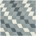 thumbnail image 3 of SAFAVIEH Soho Edna Abstract Wool Area Rug, Light Grey/Ivory, 2'9" x 4'9", 3 of 3