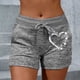 thumbnail image 1 of WILLBEST Pantalones Casuales elegantes para Mujer para Yoga y Deportes: Shorts Elásticos con Lazo y Estampados de Moda. Extra Grande, 1 of 3