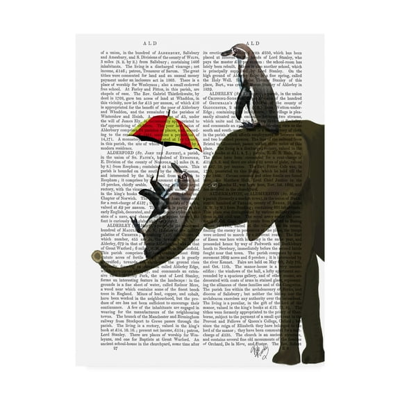 Trademark Fine Art 'Elephant and Penguin' Canvas Art by Fab Funky