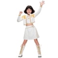 thumbnail image 6 of Star Idol Outfit Role Play Princess T-Shirt Skirt Set , Halloween Birthday Party Pop Performance Outfits Anime Singer Cosplay Costume  Dance Stage Outfit Set  for Movie Fans, 6 of 11
