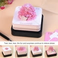 thumbnail image 6 of SQDWYGUO 3D Memo Pad Calendar 2025,3D Magic Castle Weekly Calendar Notepad with Light&Holder,Time Piece Desk Calendar Memo Pad DIY Decoration Gift,Pink Sakura Tree,3.85" x 3.85"x 3.34", 6 of 8