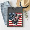 thumbnail image 4 of America 250 Patriotic Raccoon Graphic T-Shirt, Vintage USA Flag 4th of July Unisex Tee, 4 of 6