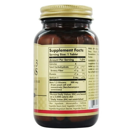 Best Solgar Beta 1 3 Glucans 60 Tablets deal Best Solgar Beta 1 3 Glucans 60 Tablets deal