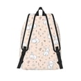 thumbnail image 2 of Lsque Cute Rabbit Pattern Canvas Daypack, Durable Backpack, High-quality Versatile Backpack,Vintage Compact Backpack-Medium, 2 of 6