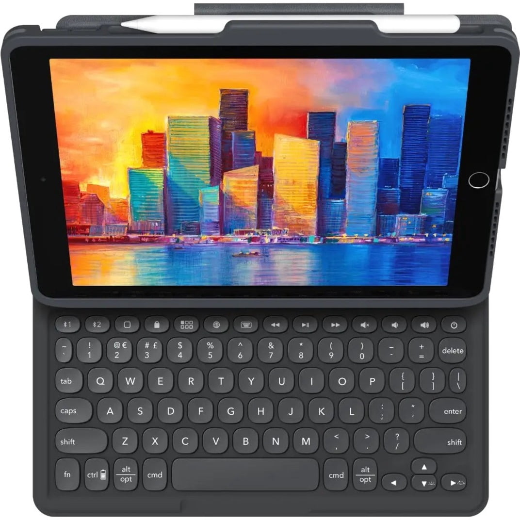 ZAGG Pro Keys Keyboard/Cover Case for 10.2" Apple iPad Tablet, Black