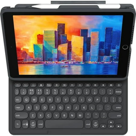ZAGG - Pro Keys Wireless Keyboard & Case for Apple iPad 10.2" (7th, 8th, 9th Gen) - Black