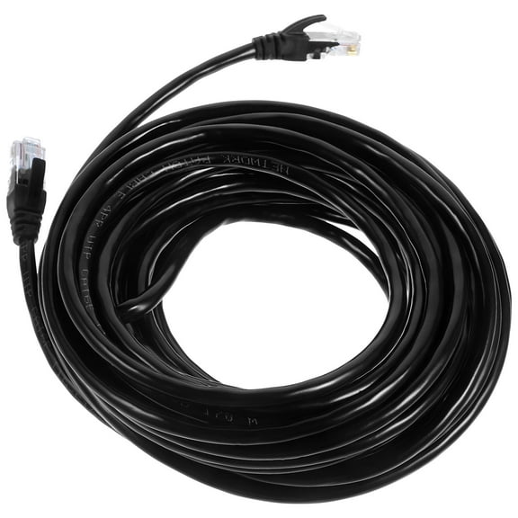 Tineasur Cat6 Ethernet Cable Black for Home Router and Computer Stable Fast Connection