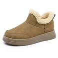 thumbnail image 4 of Winter Old Cotton Shoes Women's Plush Thick Mom Shoes Slip Cold Proof Warm And Comfortable Boots, 4 of 8