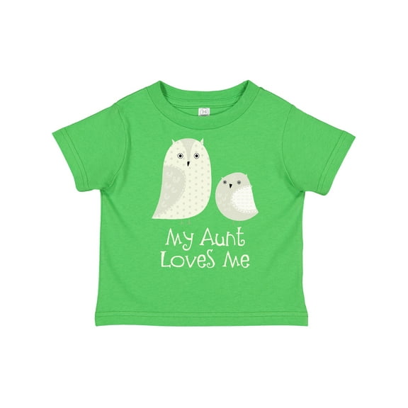 Inktastic Aunt Loves Me owls Boys or Girls Toddler T-Shirt